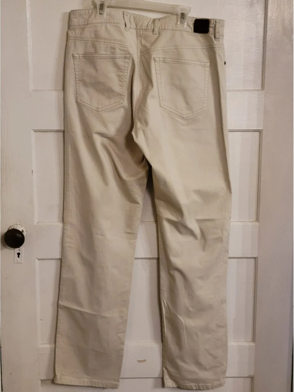 Peter Millar Pants Men 34x30 Adult Casual Chino Khaki  Pockets Canvas Trousers